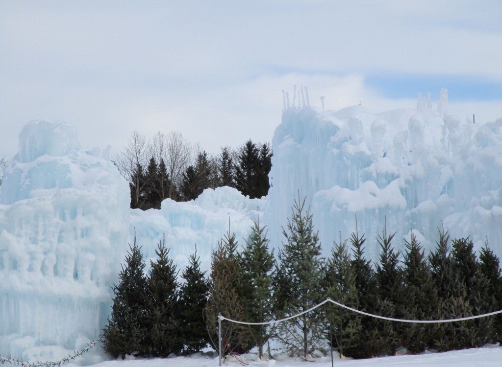 Hawrelak Park ice castle